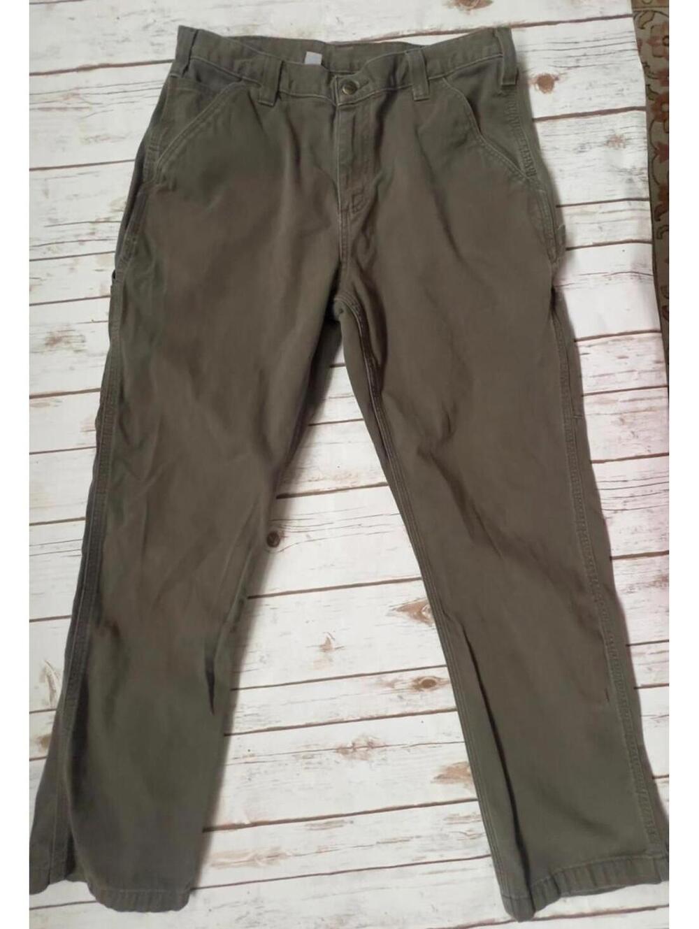 Carhartt Relaxed Fit Carpenter Style Work Pants - 34x32